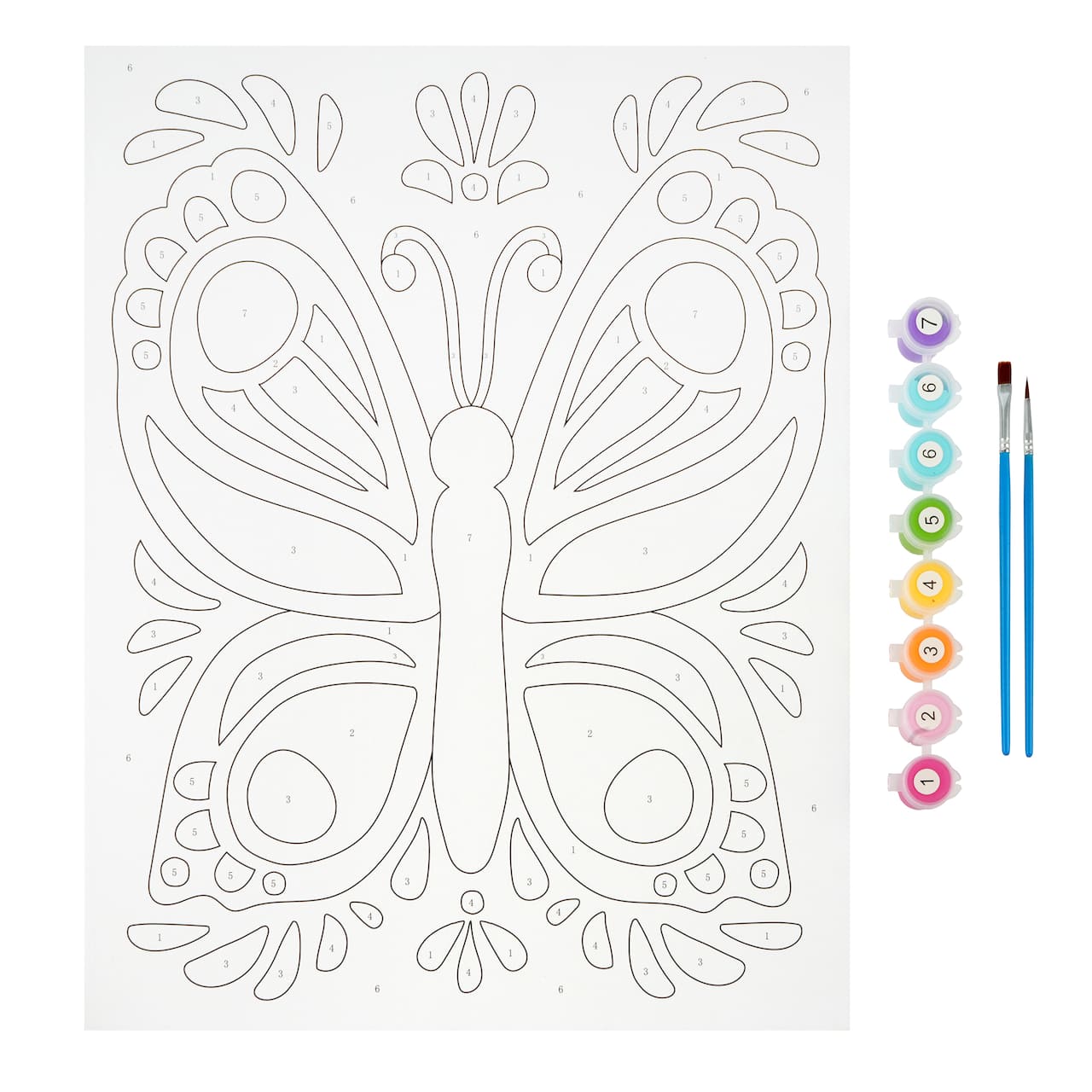 Butterfly Paint by Number Kit by Creatology&#x2122;